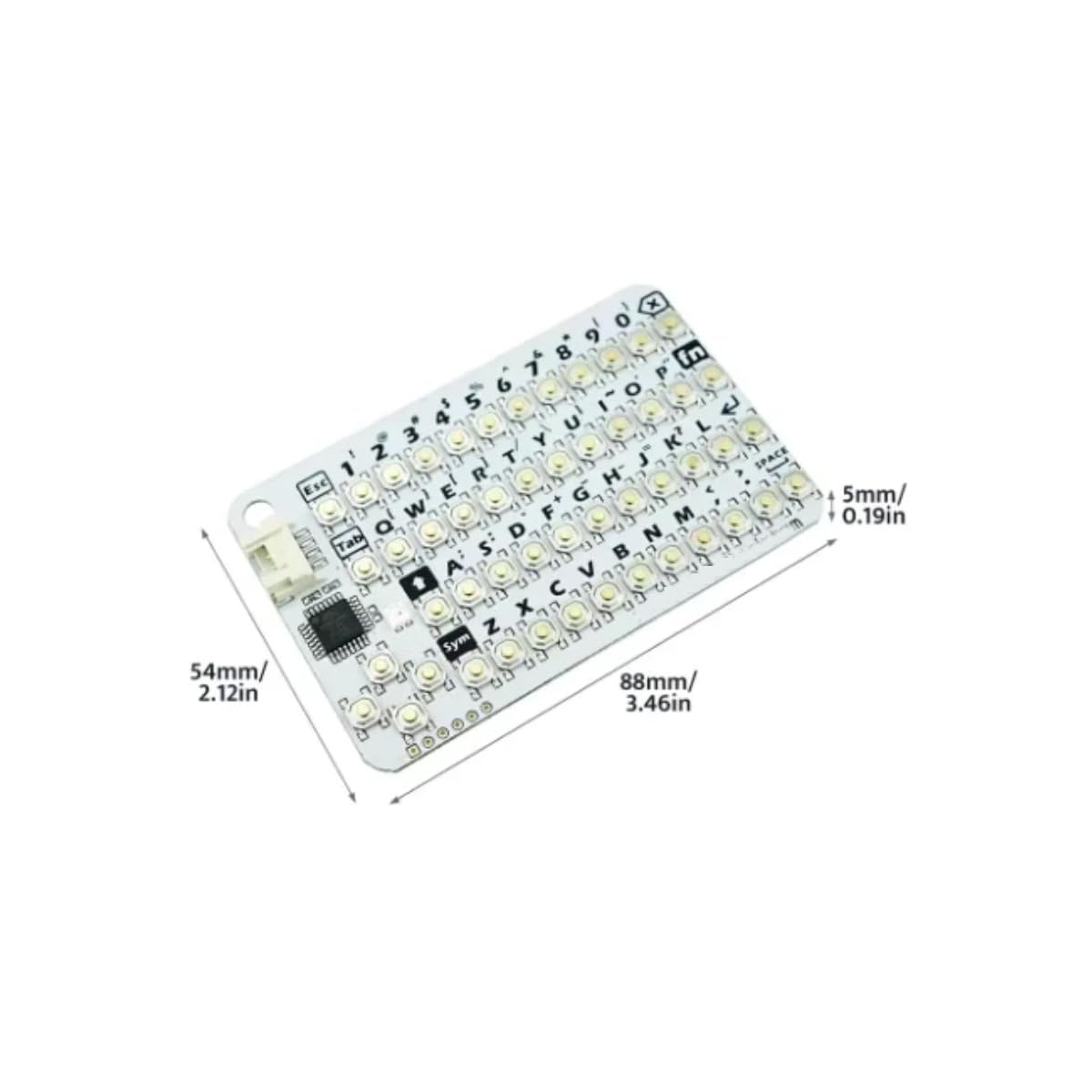 Amazon.com: HTLNUZD M 5Stack CardKB V1.1 Mini 50-Key QWERTY